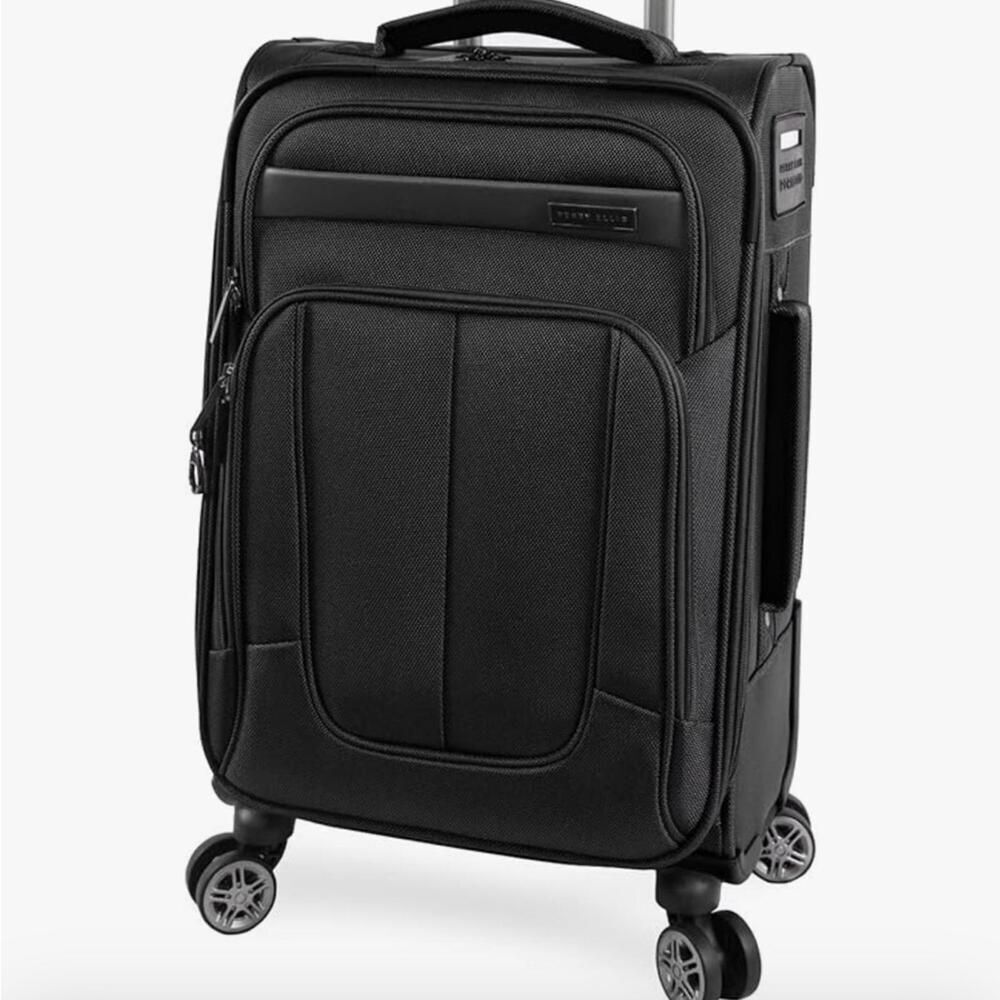 Perry Ellis Charleston Lightweight Spinner Luggage,black [COPY] [COPY]